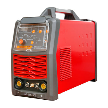 TIG-200DP TIG Welder Inverter 200A | Dual Voltage 110V/220V | DC TIG & MMA Stick Welding | IGBT Technology | Includes WP-26 TIG Torch, Ground Clamp, Electrode Holder & Gas Hose | Portable Welding Machine